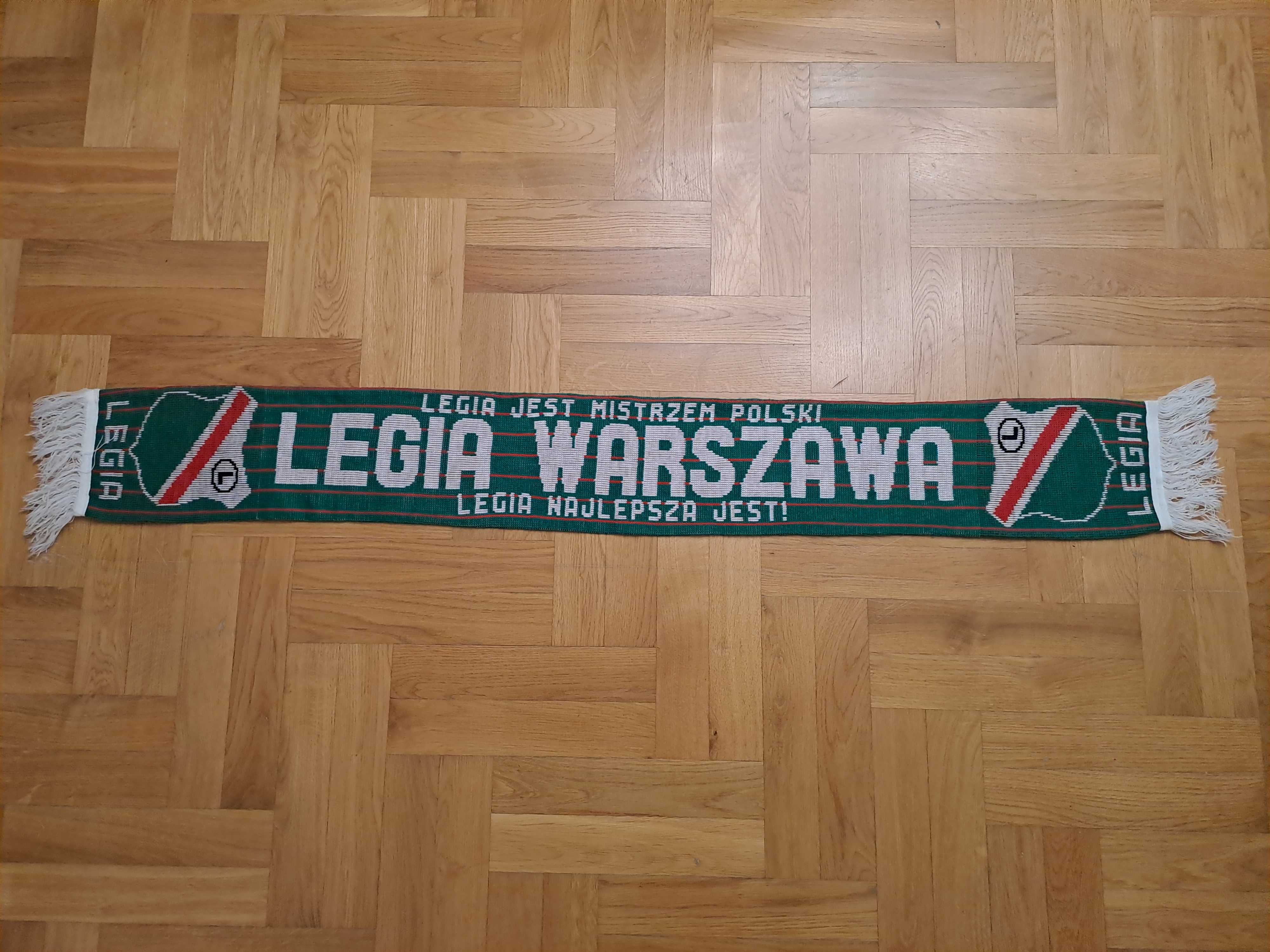 Kolekcjonerski szalik LEGIA WARSZAWA CWKS lata 90-te