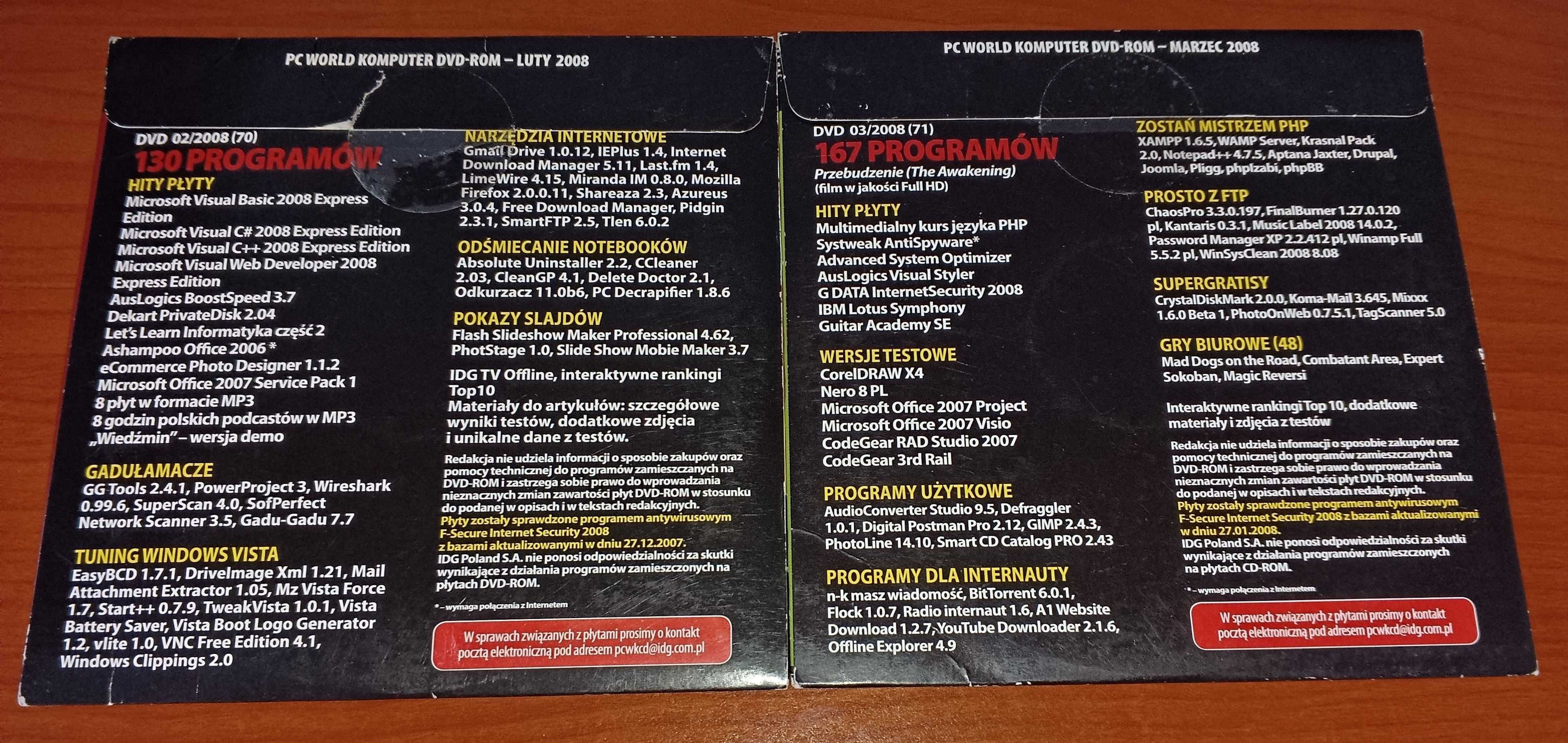 Płyty DVD-ROM -  PC World i PC World Komputer