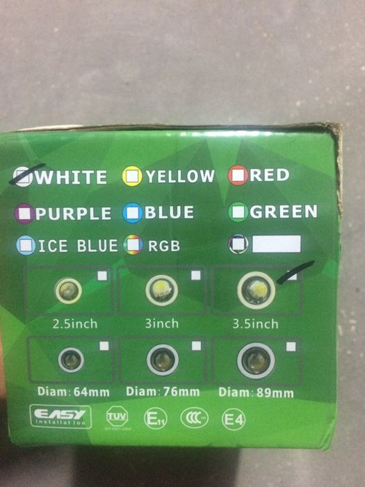 Farois led nevoeiro e diurna