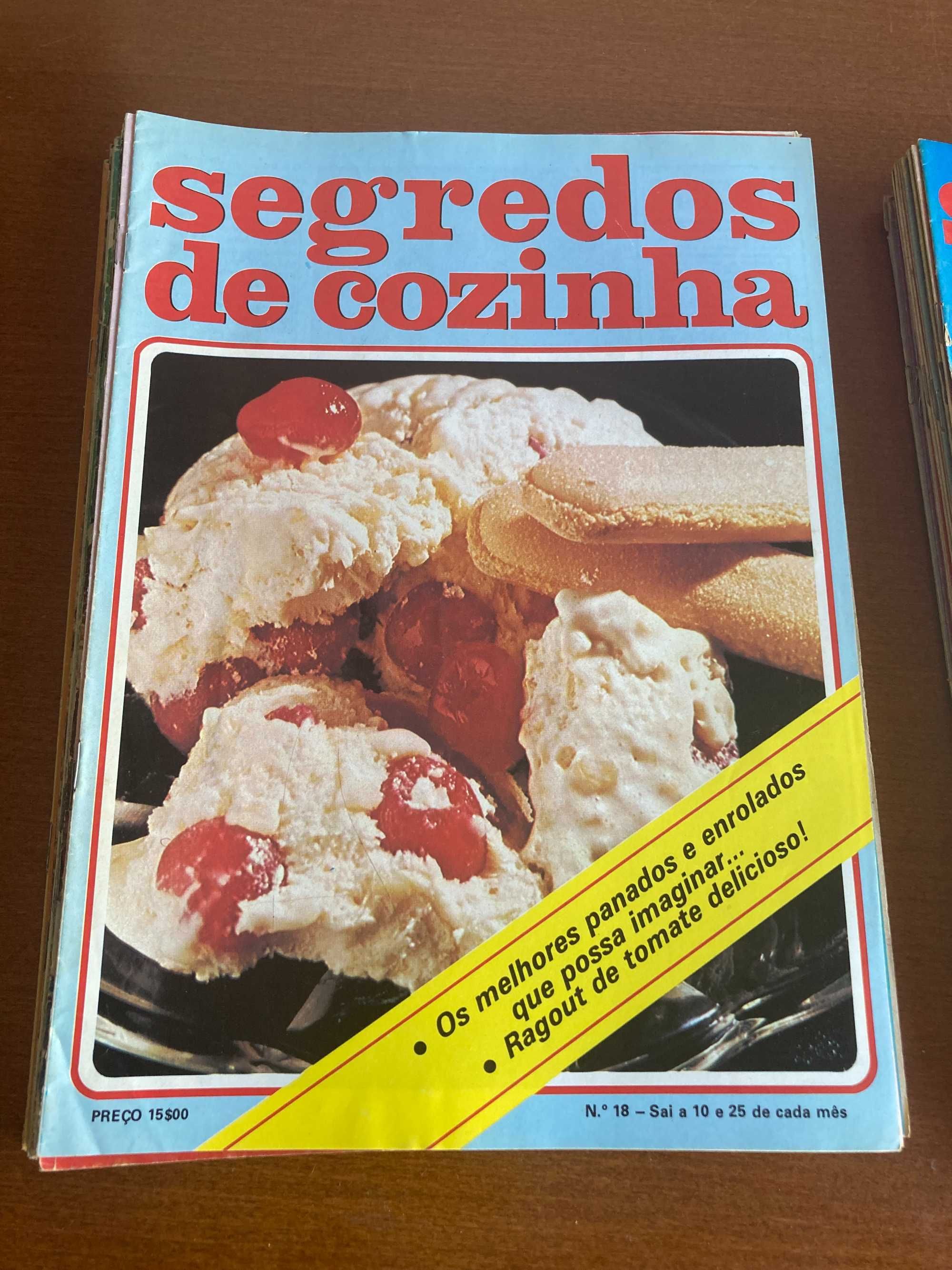 Segredos de Cozinha - revistas dos anos 70