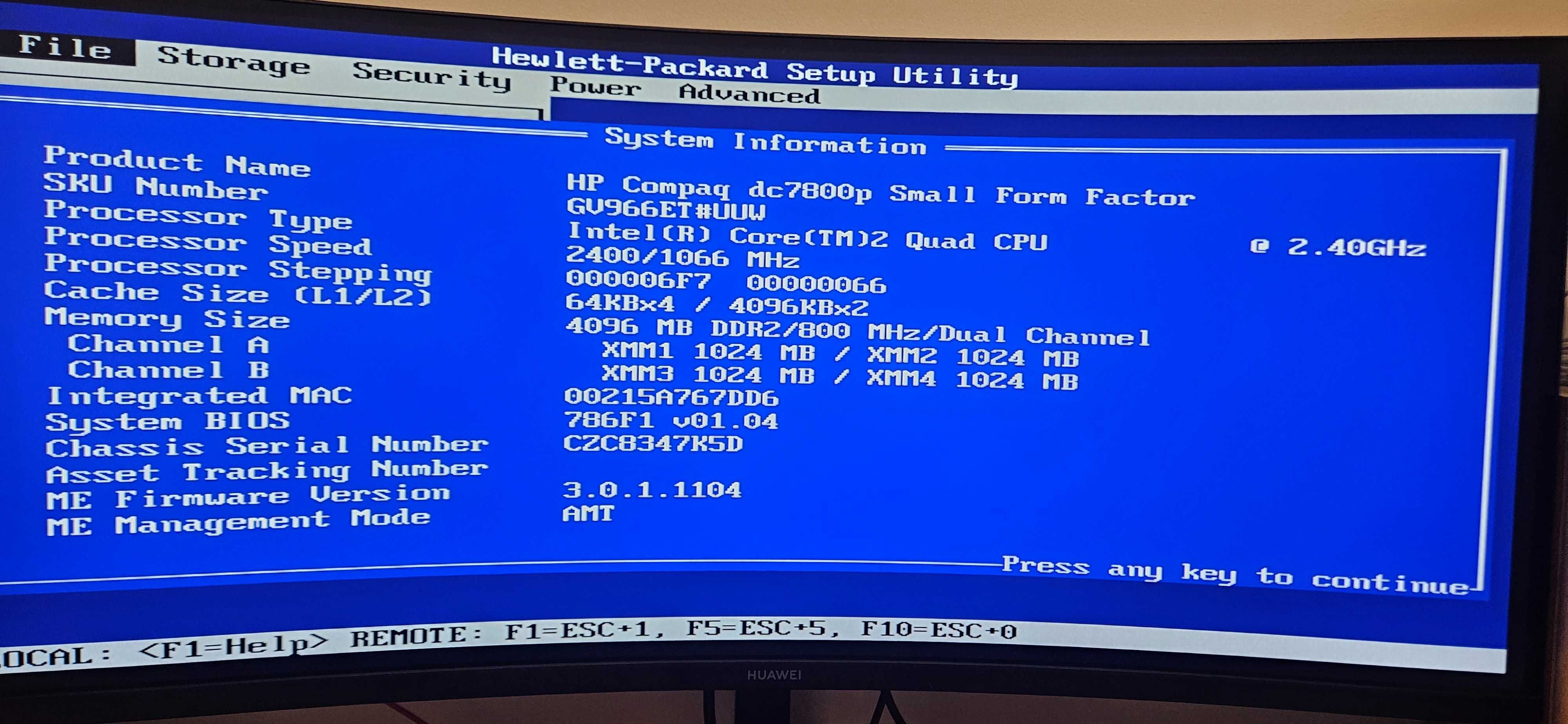 Komputer HP 7800