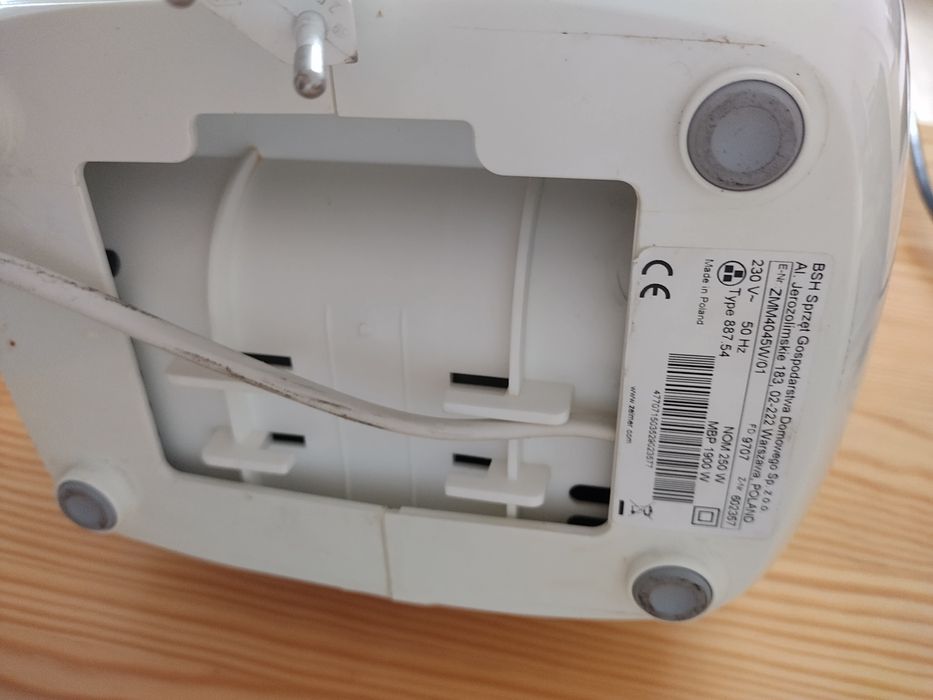 Maszynka do mięsa 1900W Zelmer ZMM4045W