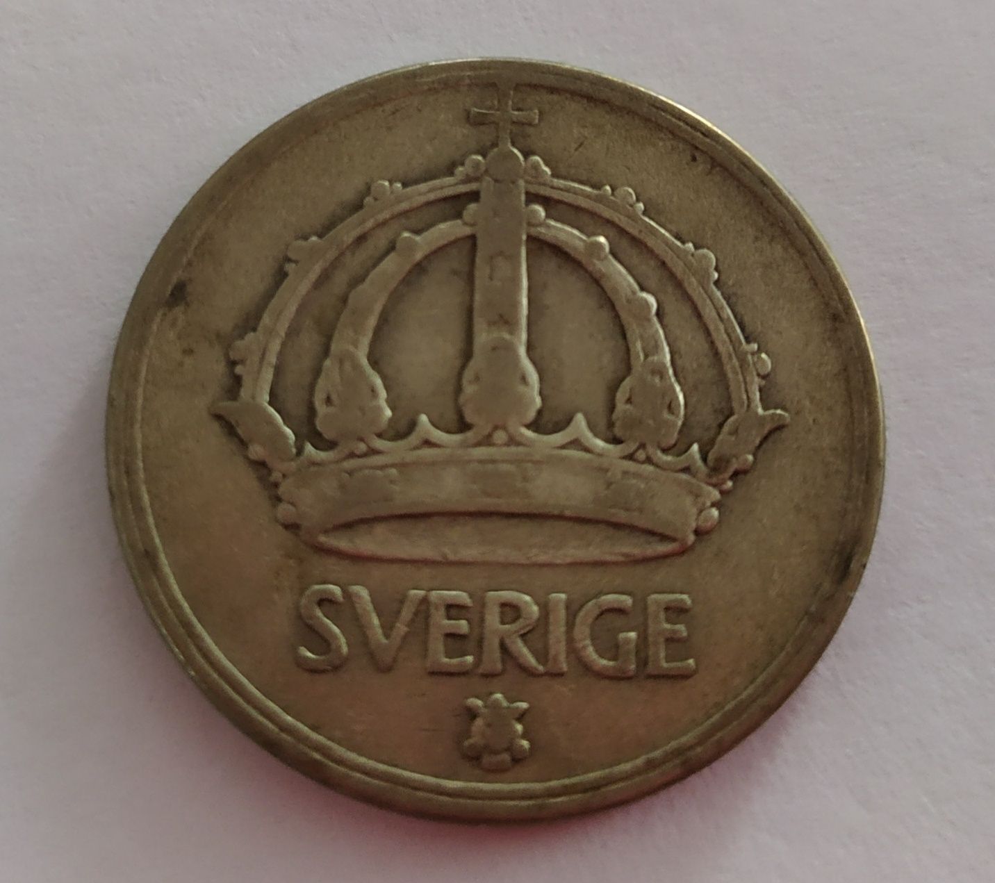 Srebrna moneta kolekcjonerska - 50 ORE - SZWECJA z 1950 roku