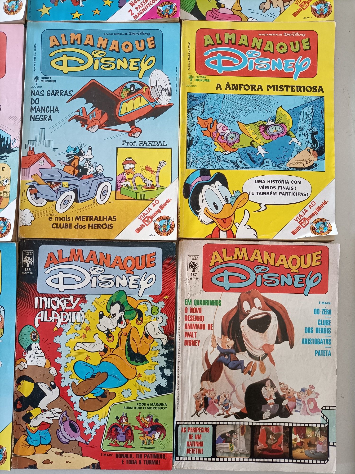 14 Livros Disney, PD n° 1, Almanaques e As Melhores Histórias