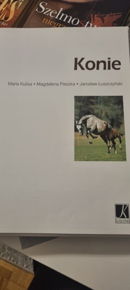 Książka album konie