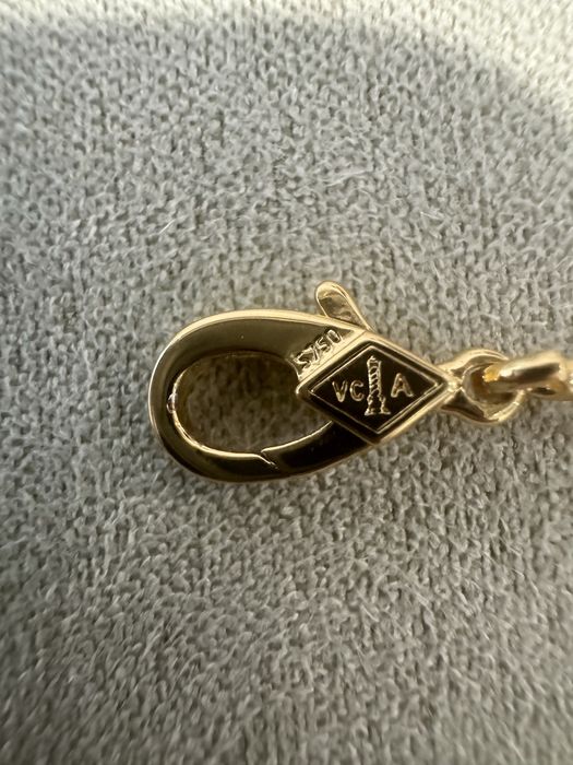 Pulseira Van Cleef & Arples (Verde Água)