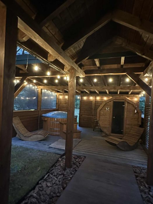 Wolne terminy! Leśna Oaza Roztocza Balia/Ruska Bania/Jacuzzi, Sauna