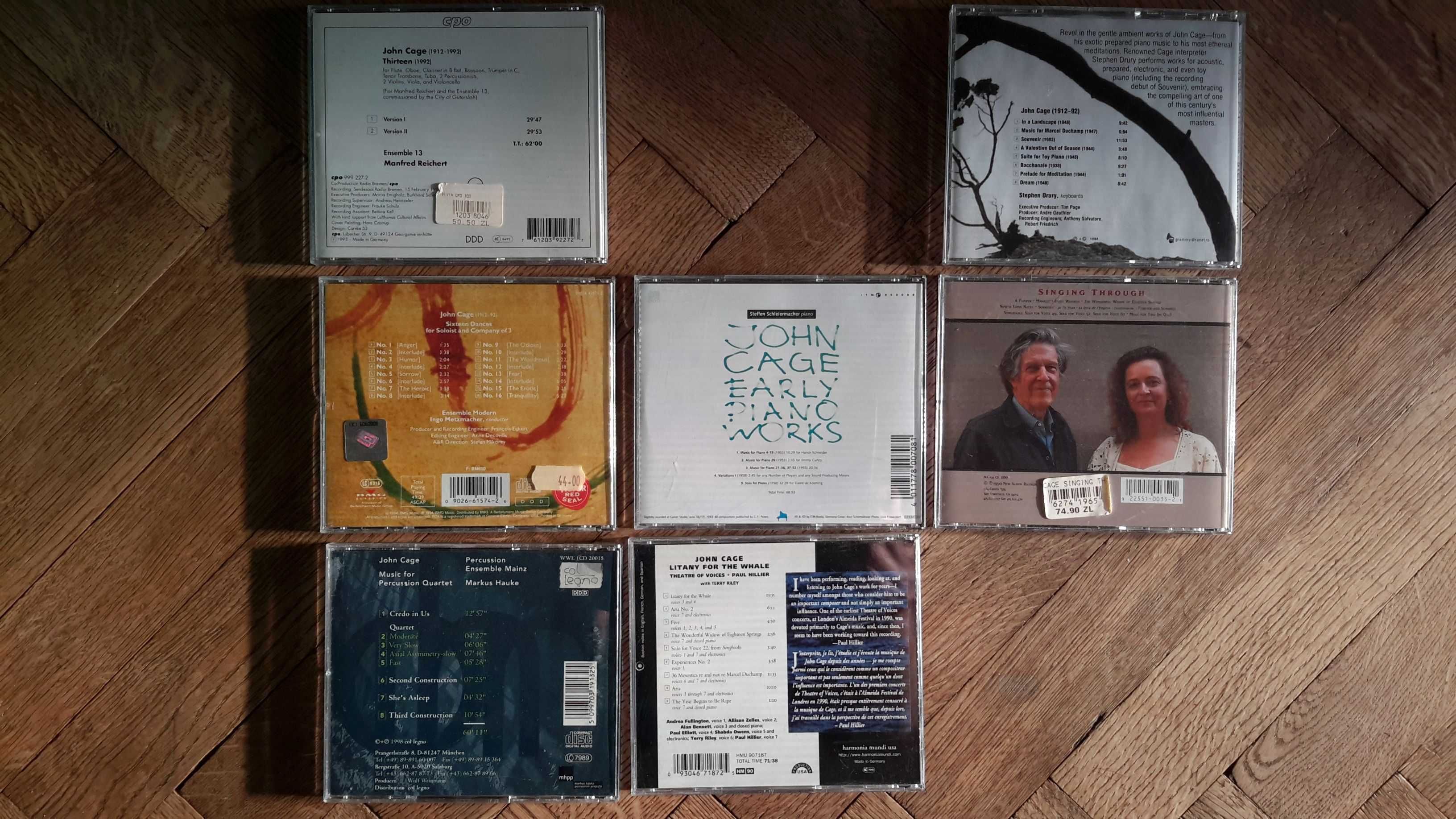 John Cage - różne wydawnictwa / CD
