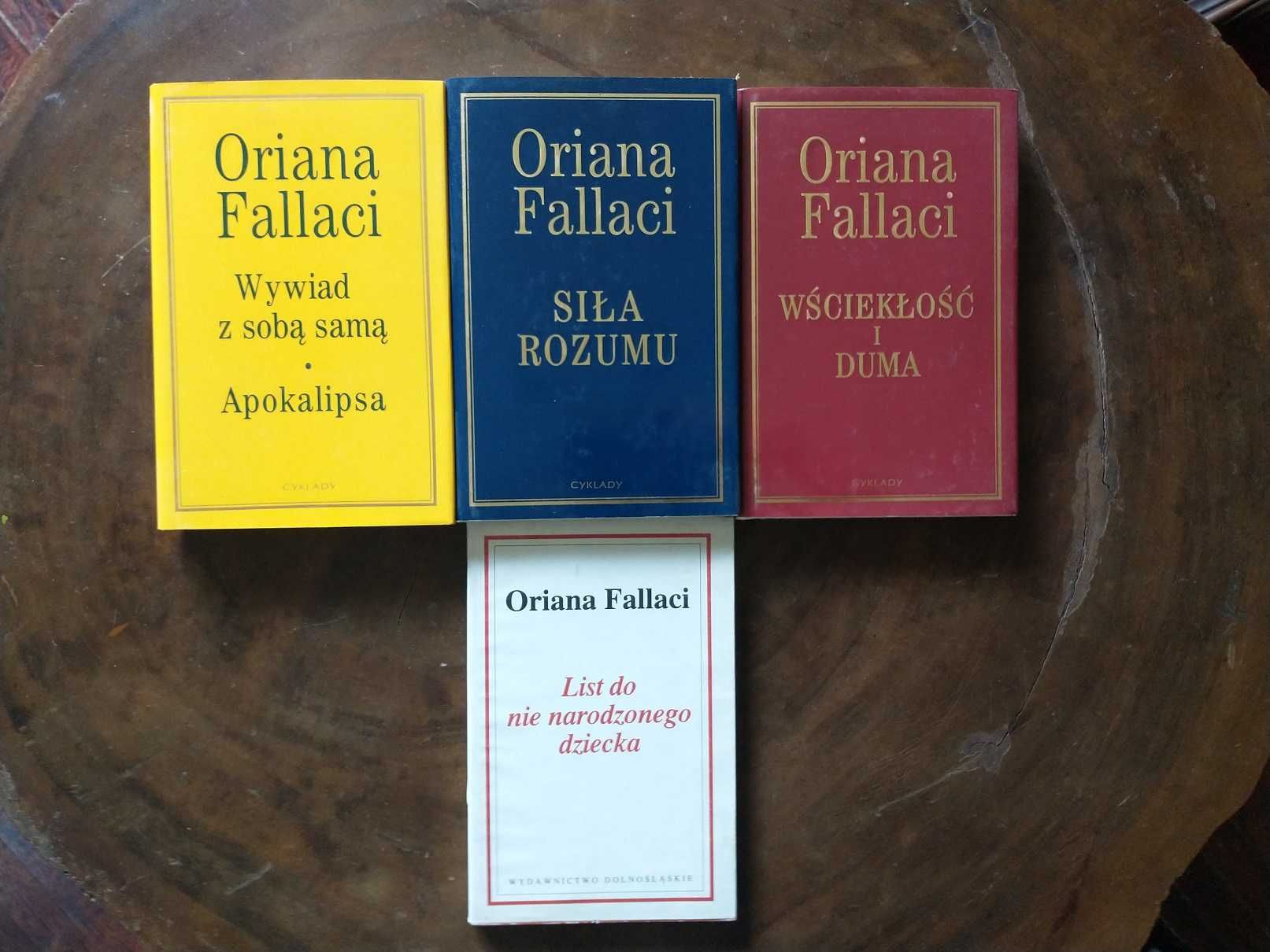 Oriana Fallaci, zestaw w stanie doskonałym, I wydania