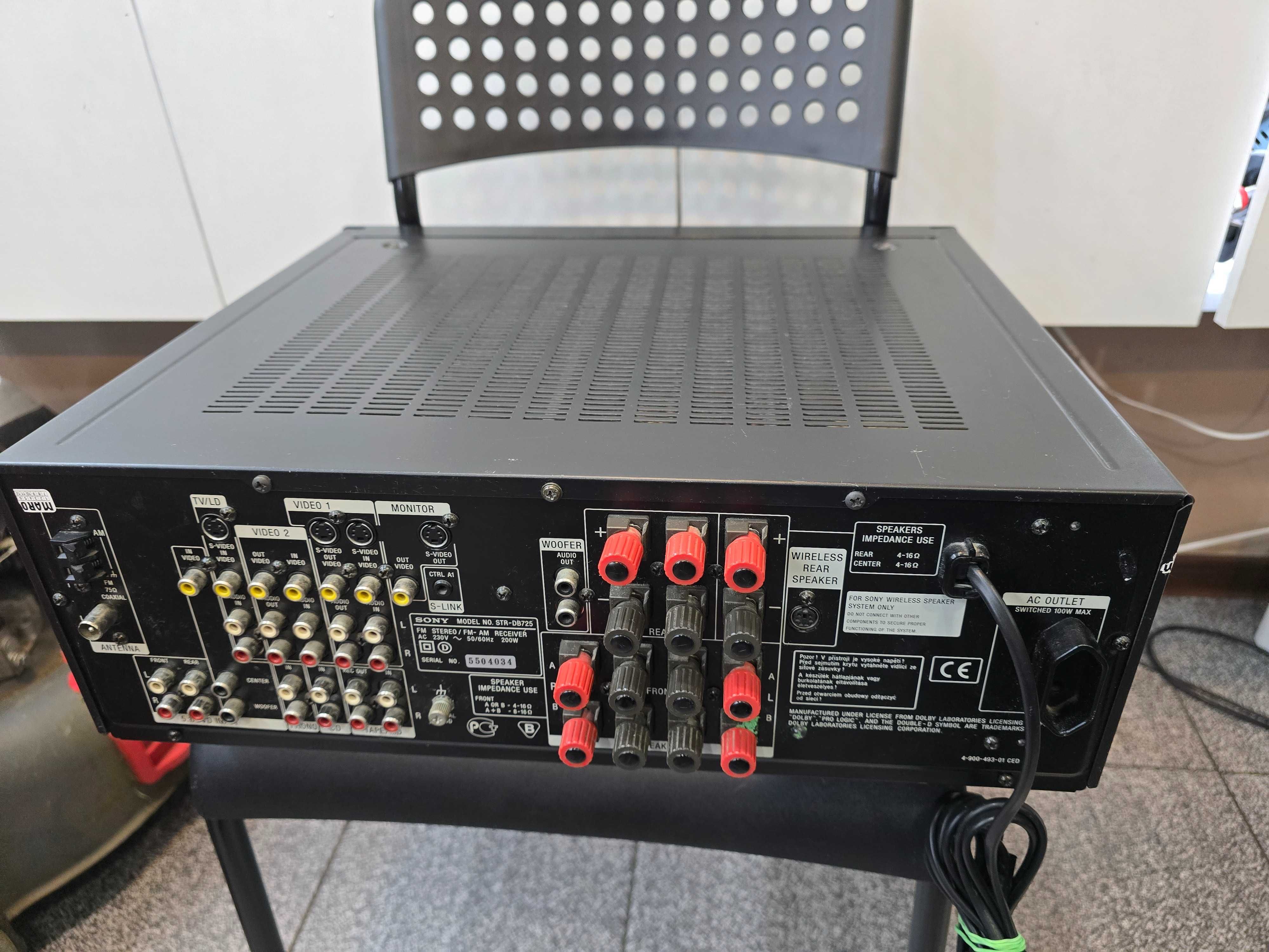 Sony STR-DB725QS wysokiej klasy Amplituner STEREO / 5.1