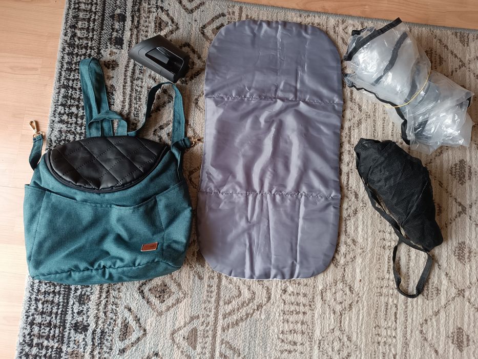Wózek dziecięcy 2w1 Baby Merc Piuma + adaptery do fotelika i inne grat