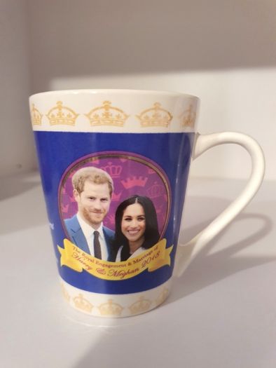 Kolekcjonerski Unikatowy Kubek Royal Wedding harry and meghan Markle