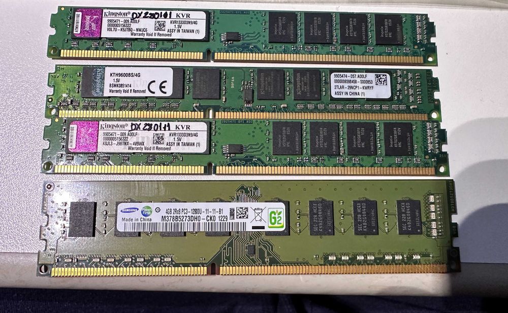 16Gb Memoria RAM DDR3 (PC3) - 4 x 4Gb kit p/Desktop
