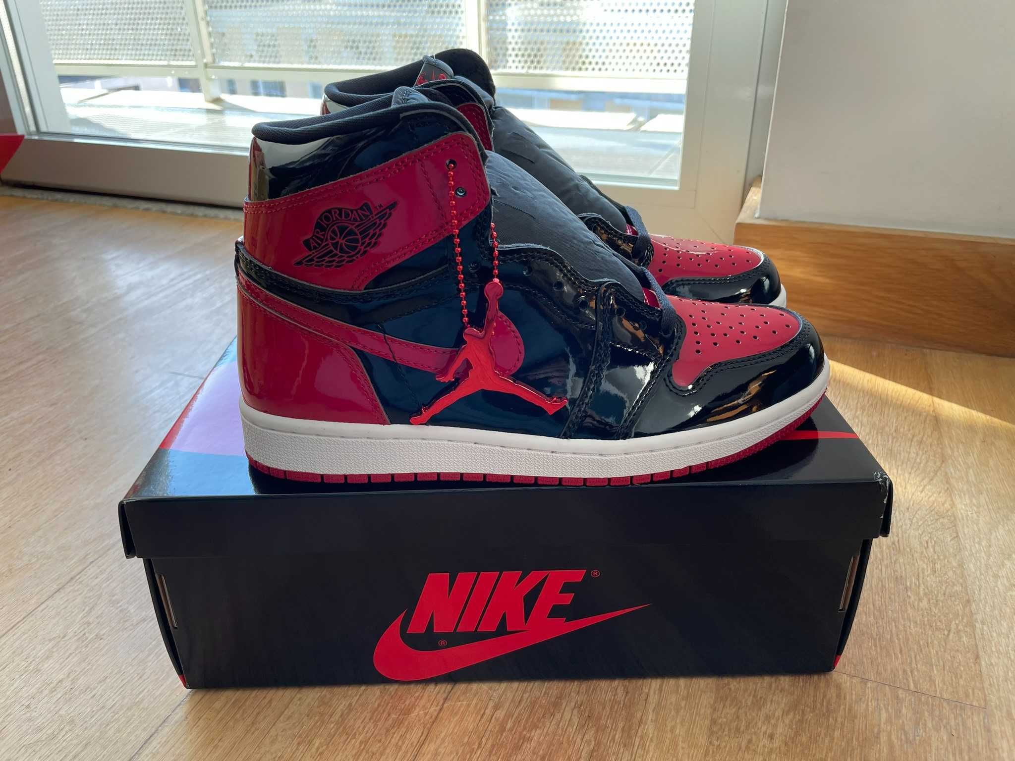 Air Jordan 1 Patent Bred 40.5 US7.5