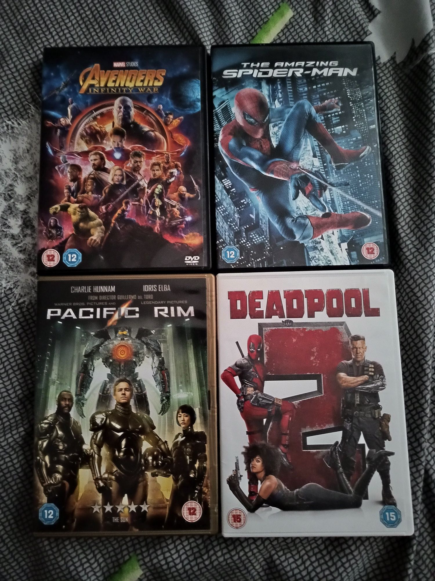 DVD deadpool 2 avengers Pacific rim spider man ліцензія