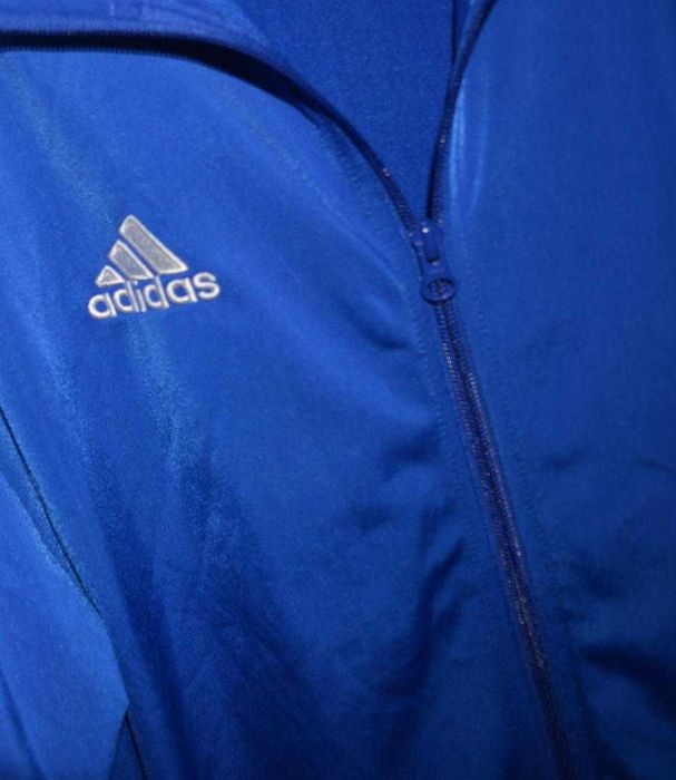 Niebieska rozpinana bluza Adidas XL