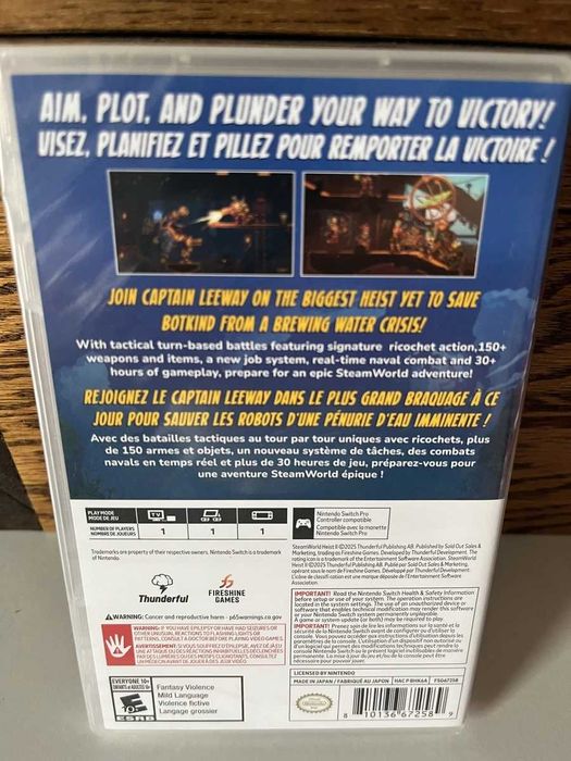 Jogo steamworld heist2 selado switch