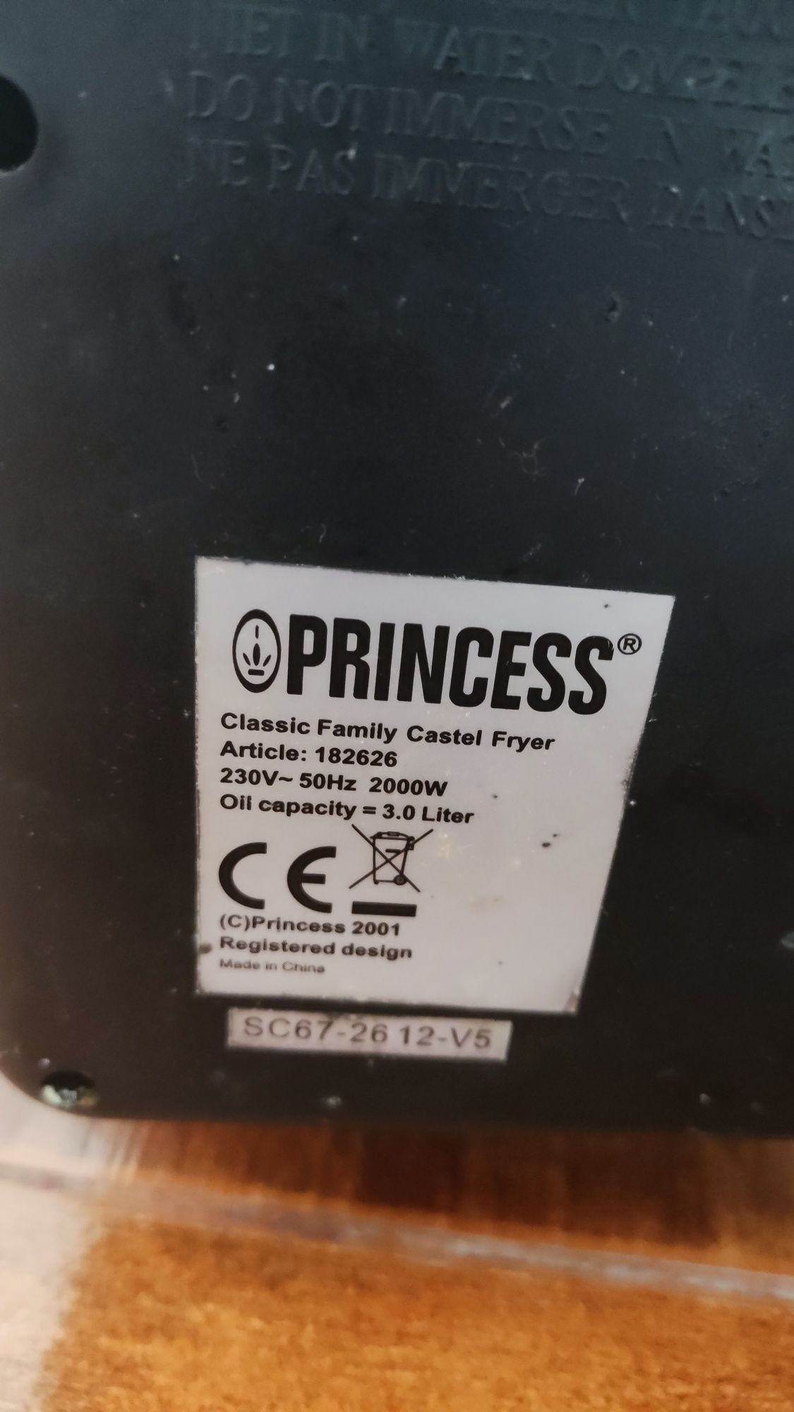 Fritadeira elétrica a óleo 3L Princess 2000w