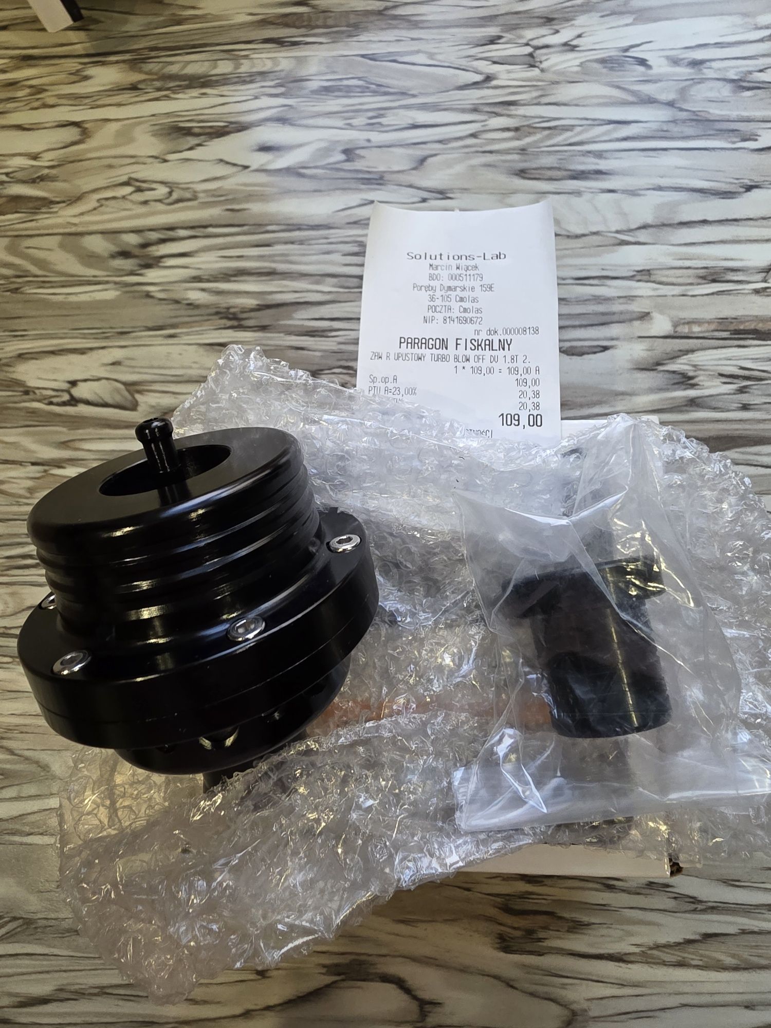 Zawór upustowy blow off Epman do 1.8t VW, Audi itp. Nowy