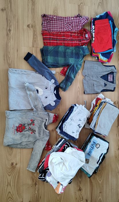 Ogromna paczka ubranek chłopięcych r 92