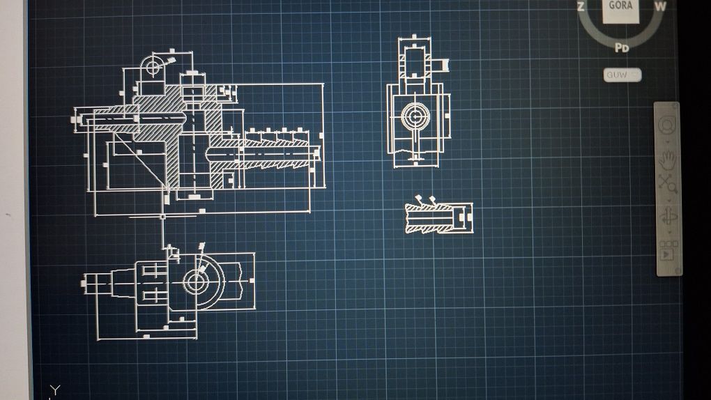 Grafika Inż, Rysunek Tech AutoCAD studia pomoc