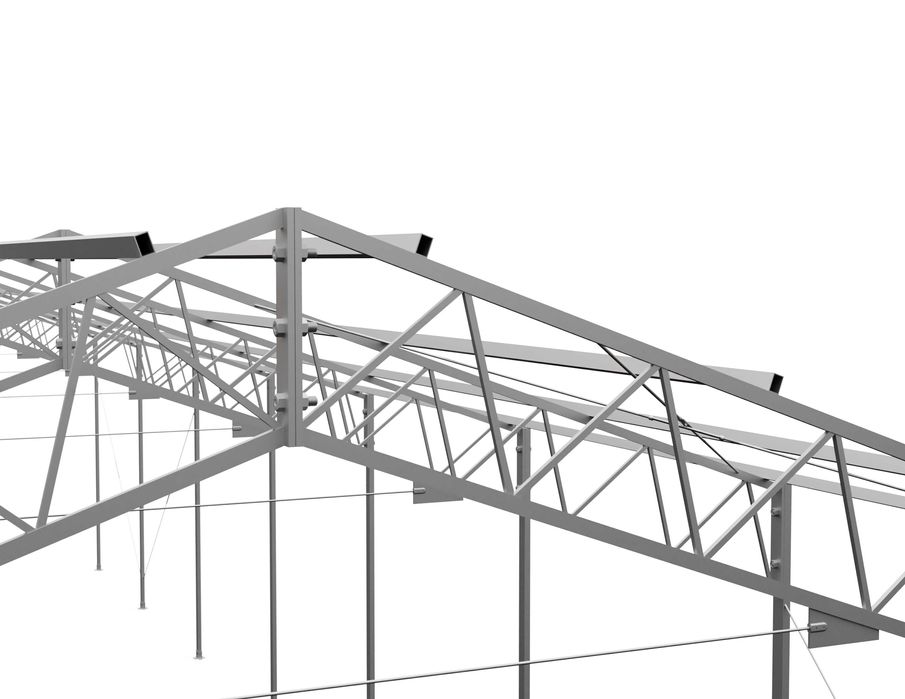Konstrukcja Stalowa 8x22.4x4 NOWA OCYNKOWANA  HALA WIATA MAGAZYN