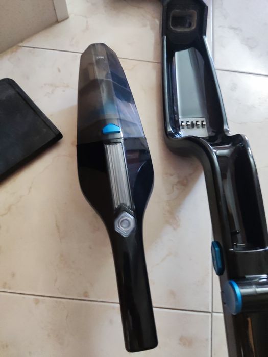 Aspirador vertical dobrável