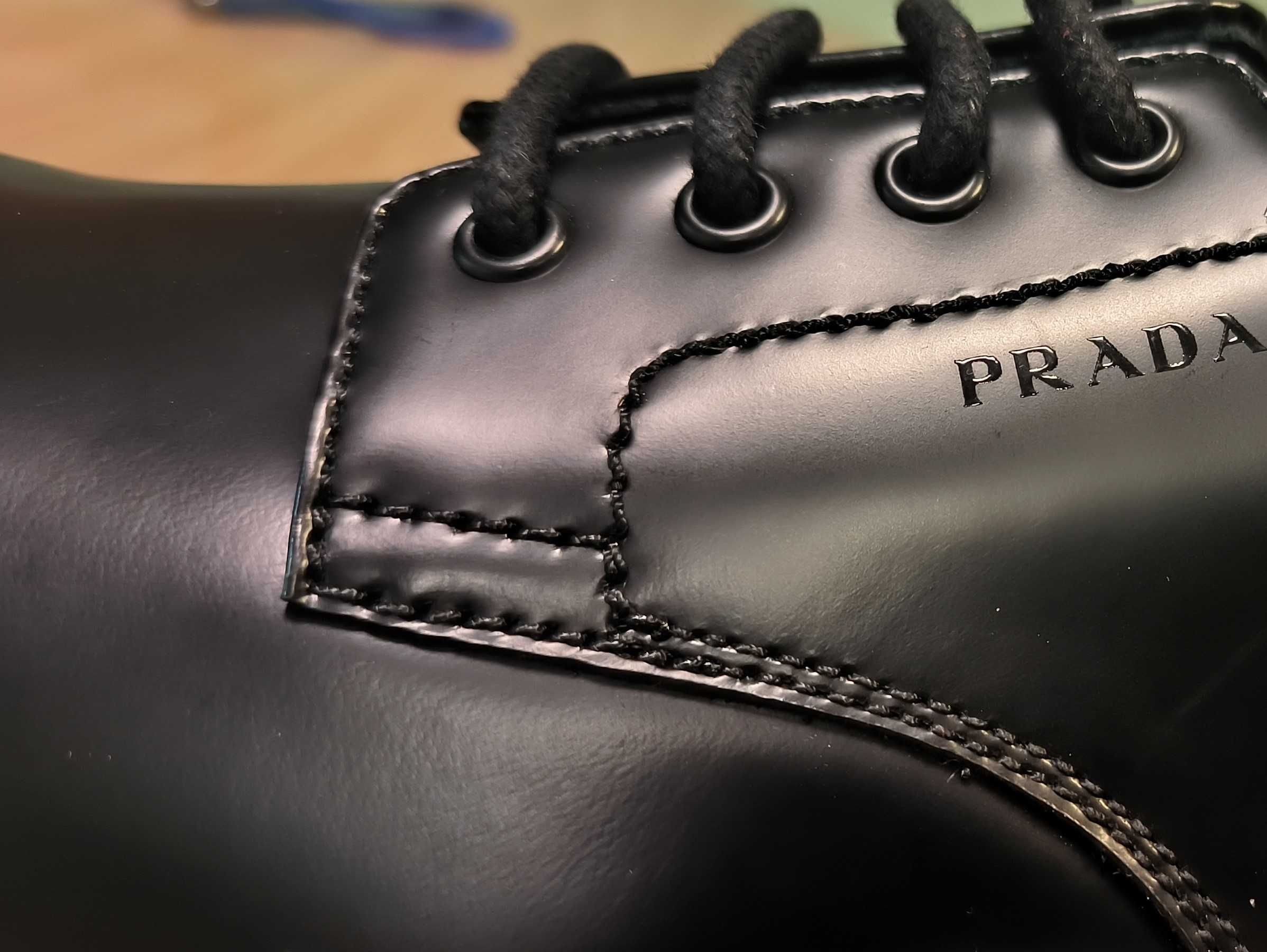 Prada Derby buty 40 nowe gucci versace martens