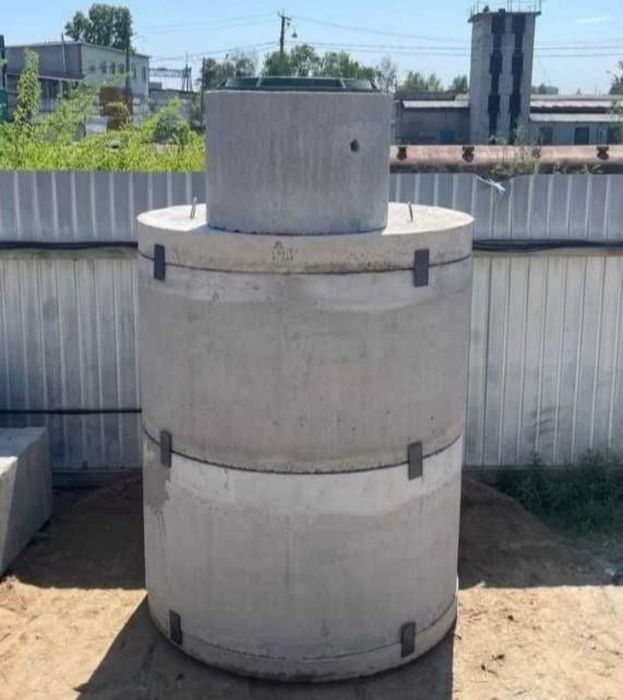 Септик з кілець, каналізація, монтаж без передплат 5/8/10/14 куб.