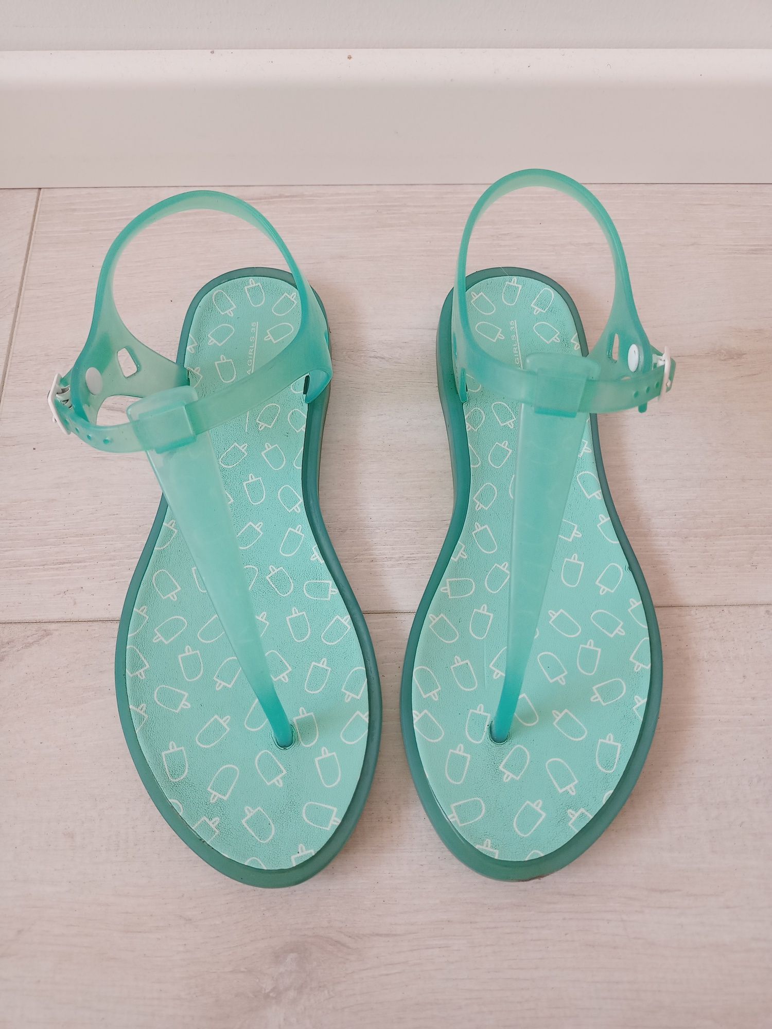 Buty 36 Zara Kids Girls sandały sandałki japonki jak nowe letnie lato