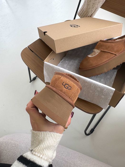 Жіночі зимові уггі Ugg Bea Mary Jane Chestnut (коричневі) u9012