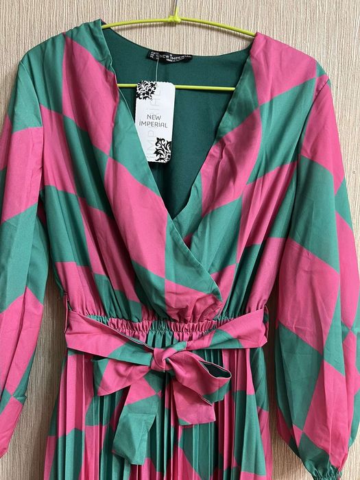 Шикарное платье плиссе макси