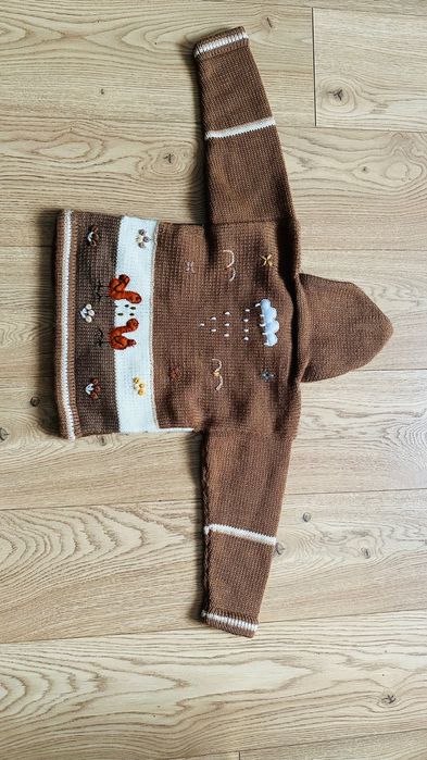Sweter peruwianski Peru bezowy 86/92