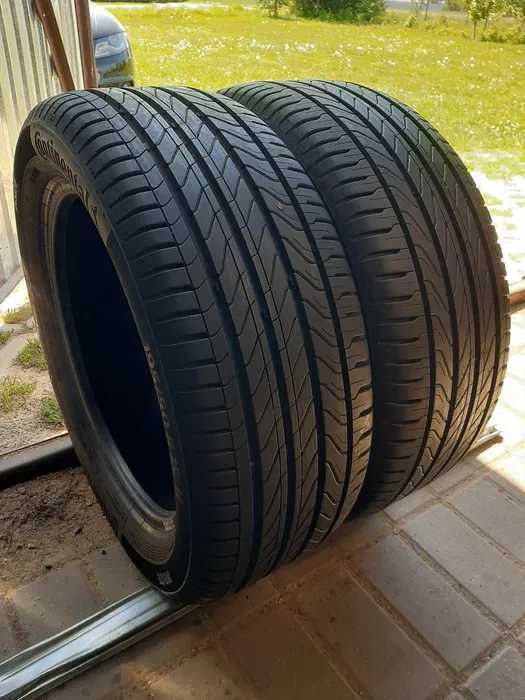 2x Opony letnie 195/50R15 Continental UltraContact 2021r Demo Jak Nowe