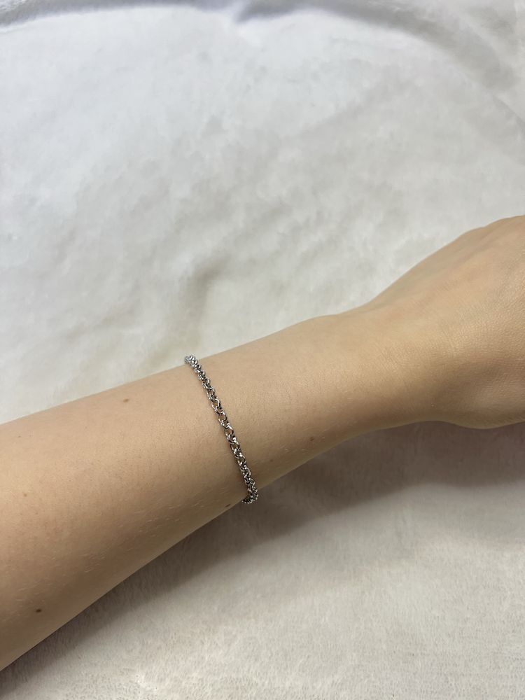 Bransoletka łańcuszek stal chirurgiczna minimalizm delikatna casual 15
