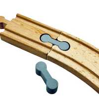 Łącznik do torów drewnianych kolejki drewnianej z Ikea Brio Lidl