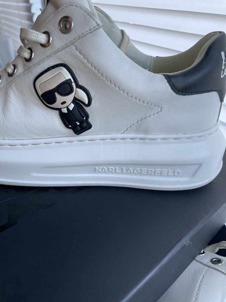 Шкіряні кросівки Karl Lagerfeld