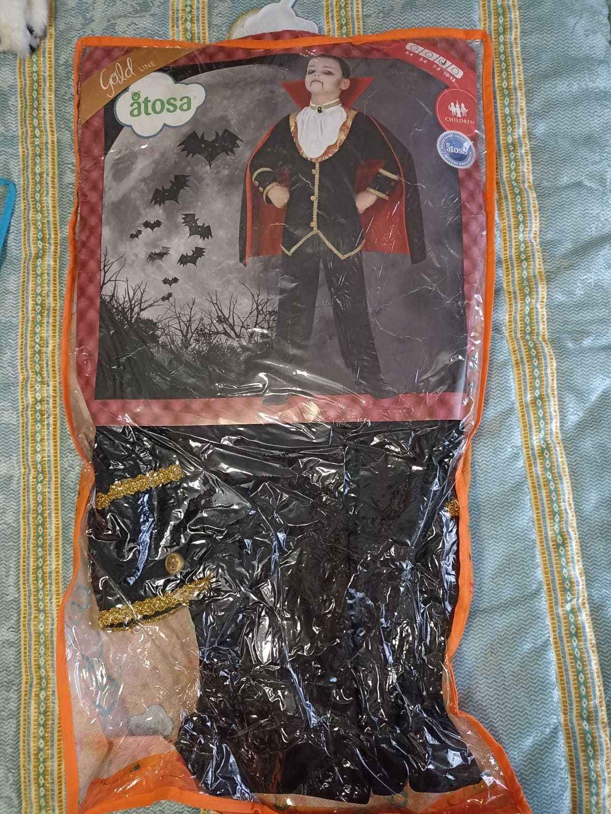 Fato carnaval 7-9 anos Dracula