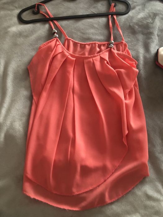 Blusa cor de pêssego