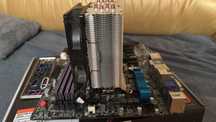 Комплект GA-Z77X-UD3H + Intel i7-3770 + 16 ГБ DDR3 HyperX + кулер + IO