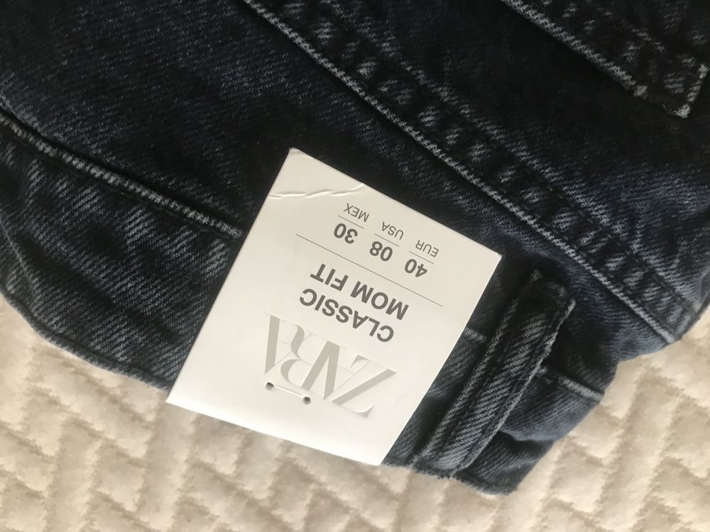 Jeans mom fit zara novas