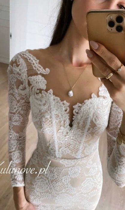 Sprzedam suknię ślubną,  kulunove, r.38