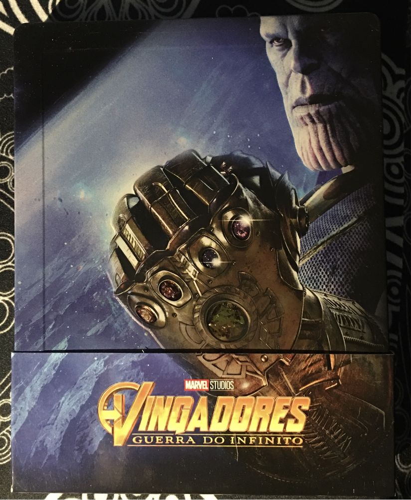 Avengers a guerra do infinito steelbox Blu ray