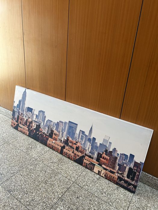 Quadro tela decorativa cidade