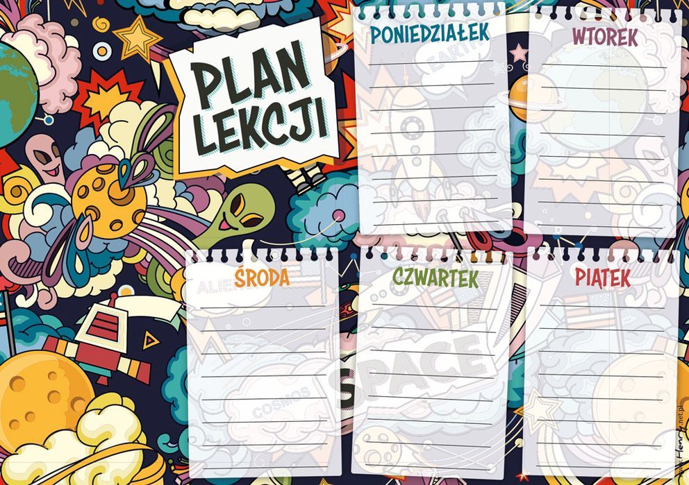 Plan Lekcji A5 Kosmos Henry