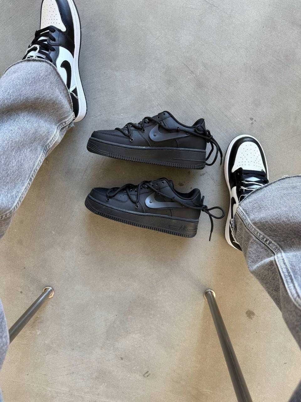 Кросівки Nike Air Force 1 Low OFF Shoelaces Custom premium