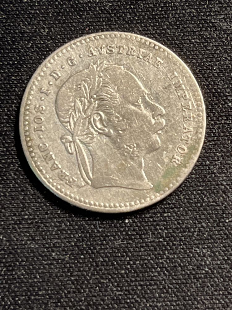 Moneta 20 Krajcarów 1870 rok