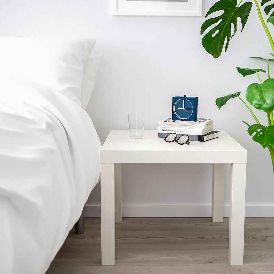 Mesa de apoio branca ikea