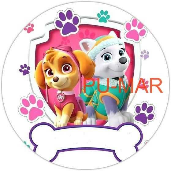 Opłatek na tort Urodziny Paw Psi Patrol