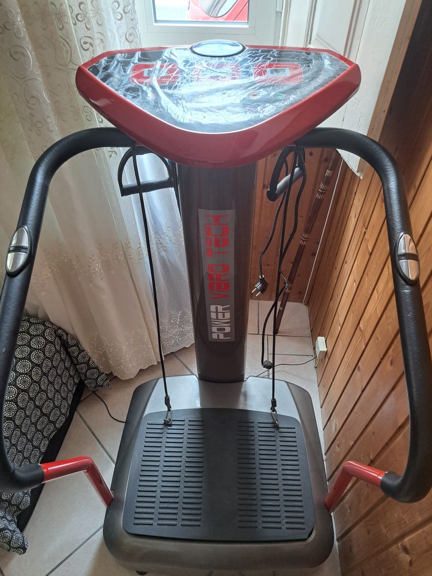 Plataforma vibratória de exercícios power vibro tech, em bom estado